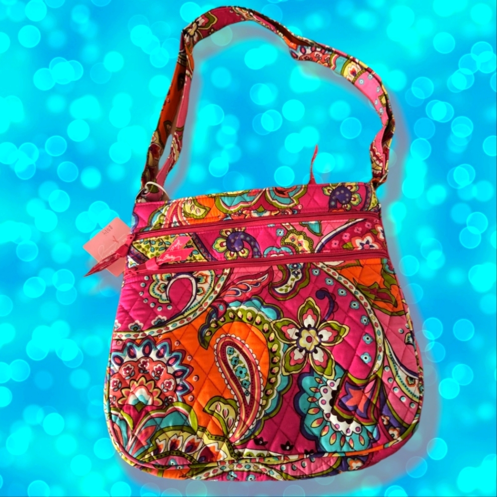 Vera Bradley Triple Zip Hipster